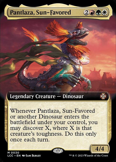 LCC: Pantlaza, Sun-Favored (Extended Art) (Foil)