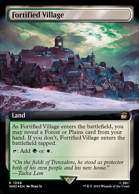 WHO: Fortified Village (Extended Art) (Surge Foil)
