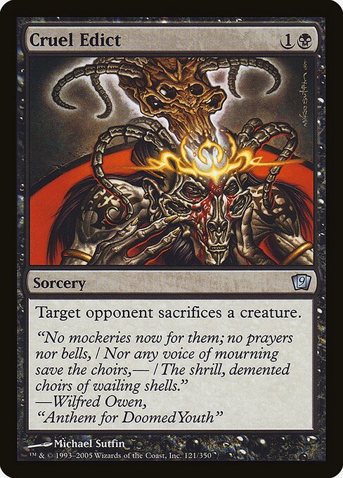 9ED: Cruel Edict (Foil)