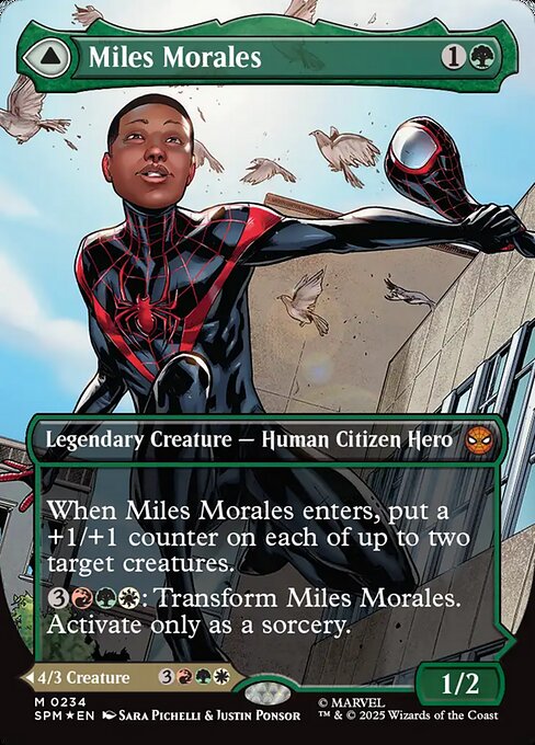 SPM: Miles Morales (0234) (Borderless) (Foil)