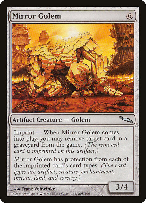 MRD: Mirror Golem