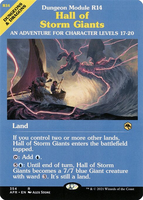 AFR: Hall of Storm Giants (Dungeon Module) (Foil)