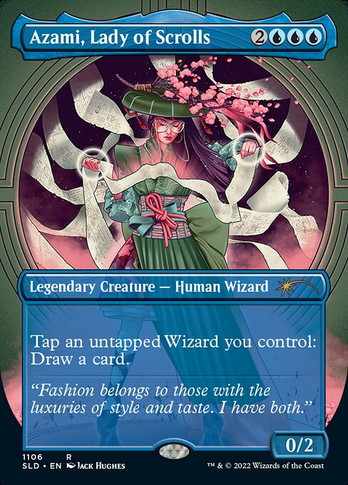 SLD: Azami, Lady of Scrolls (Borderless)