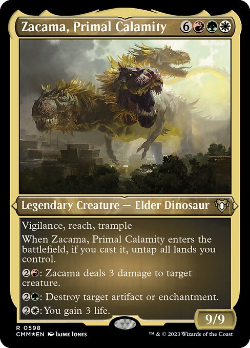CMM: Zacama, Primal Calamity (Foil Etched)