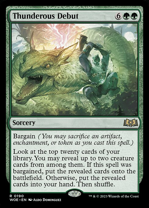 WOE: Thunderous Debut (Foil)