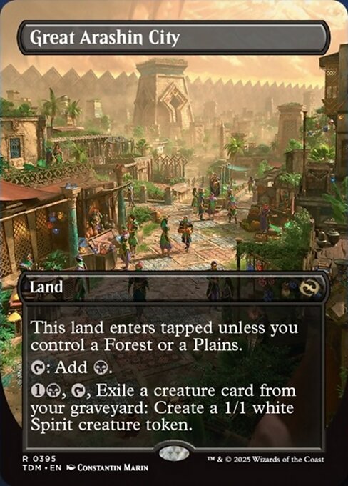 TDM: Great Arashin City (Borderless) (Foil)