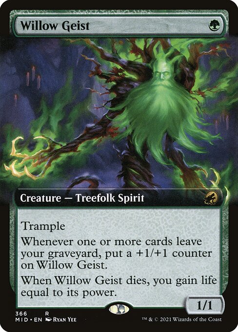 MID: Willow Geist (Extended Art) (Foil)
