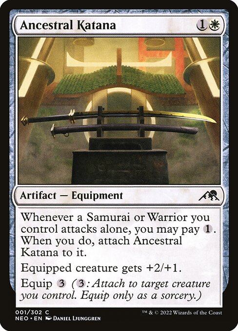 NEO: Ancestral Katana (Foil)