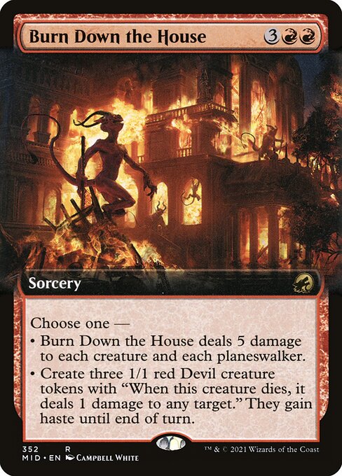 MID: Burn Down the House (Extended Art) (Foil)