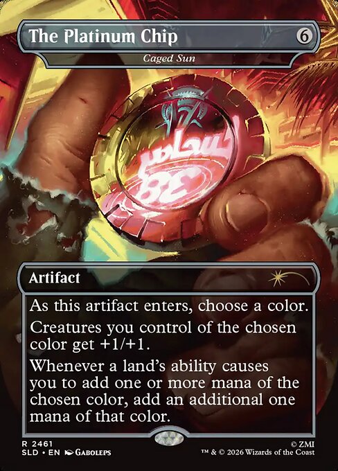 SLD: The Platinum Chip - Caged Sun (Foil)