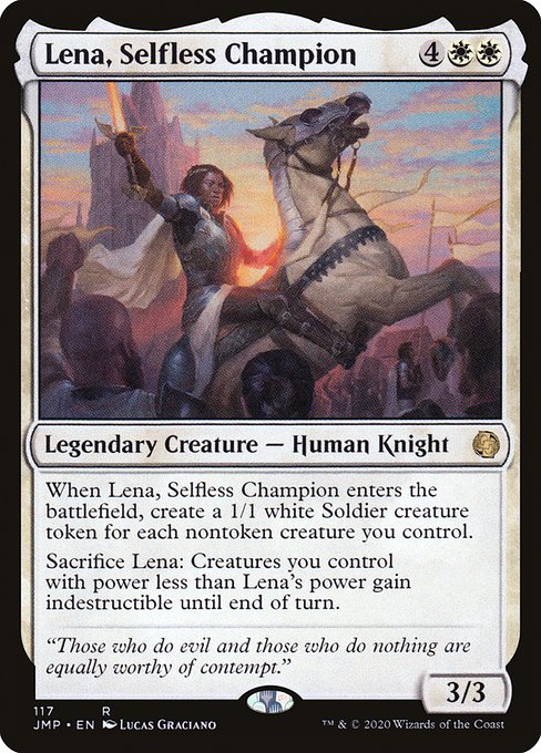 JMP: Lena, Selfless Champion