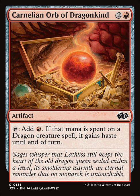 J25: Carnelian Orb of Dragonkind (Foil)