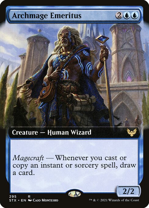 STX: Archmage Emeritus (Extended Art) (Foil)