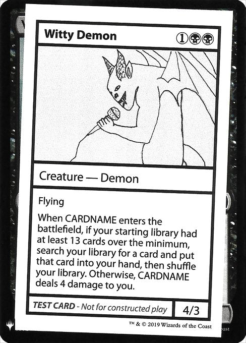 CMB1: Witty Demon
