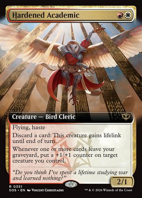 SOS: Hardened Academic (Extended Art) (Foil)
