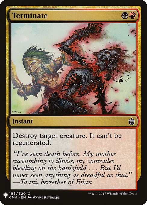 PLST: Terminate (CMA)