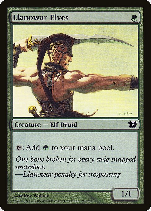 9ED: Llanowar Elves (Foil)