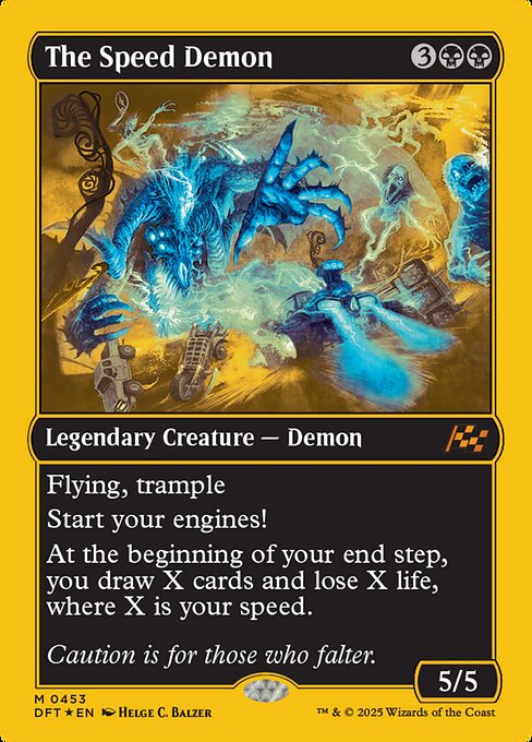 DFT: The Speed Demon (First-Place Foil)