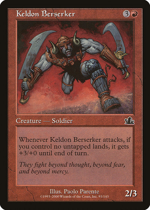 PCY: Keldon Berserker (Foil)