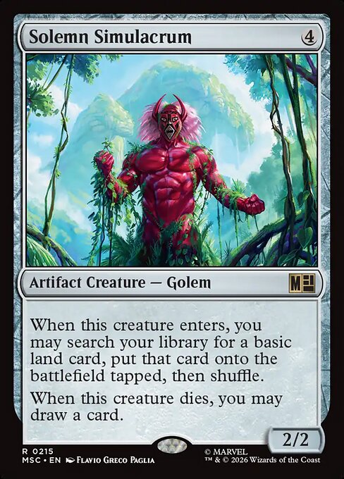MSC: Solemn Simulacrum