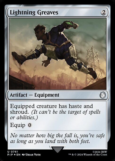 PIP: Lightning Greaves (Surge Foil)