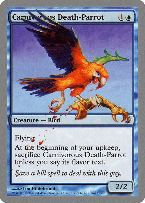 UNH: Carnivorous Death-Parrot