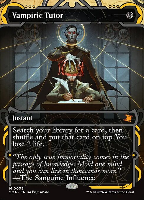 SOA: Vampiric Tutor (Foil)