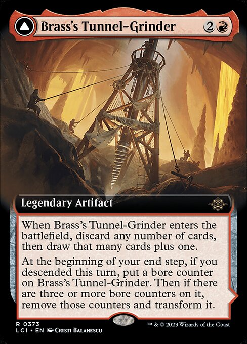 LCI: Brass's Tunnel-Grinder (Extended Art) (Foil)