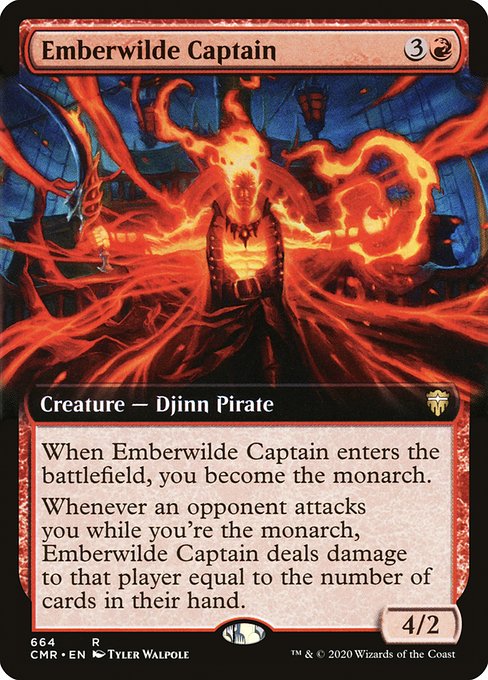 CMR: Emberwilde Captain (Extended Art) (Foil)