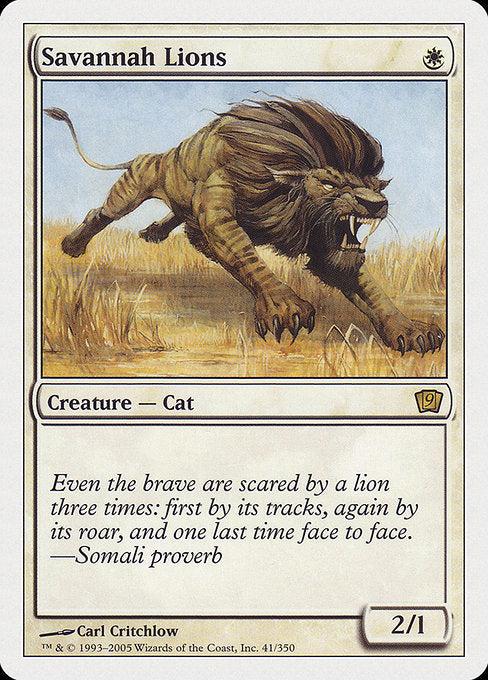 9ED: Savannah Lions