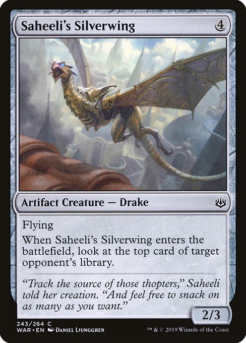 WAR: Saheeli's Silverwing (Foil)