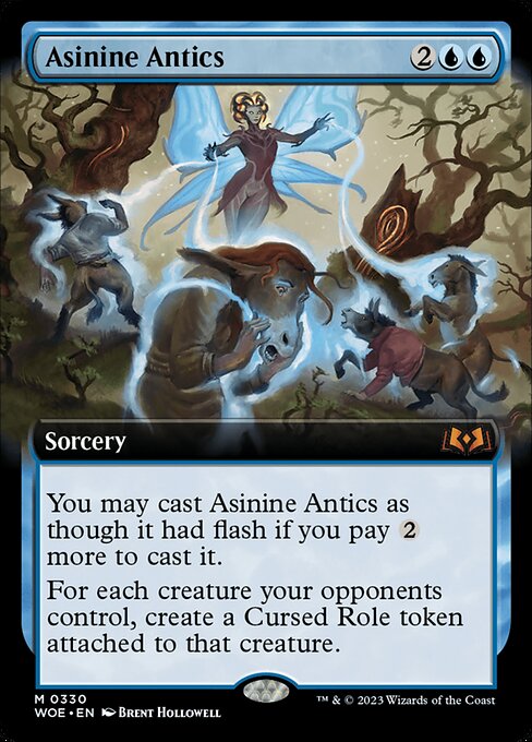 WOE: Asinine Antics (Extended Art) (Foil)