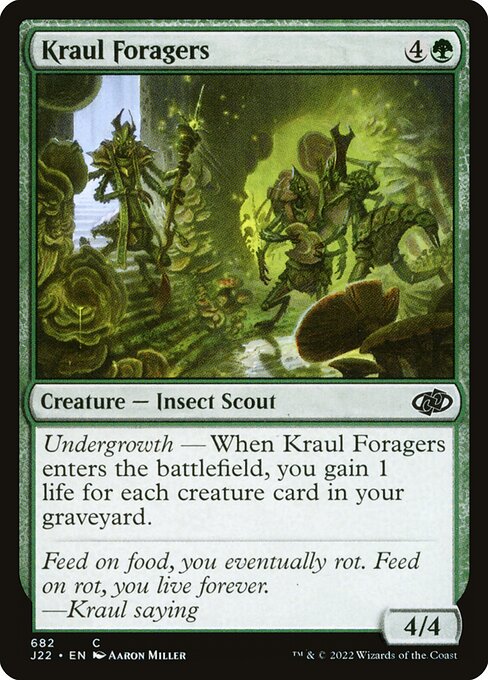 J22: Kraul Foragers