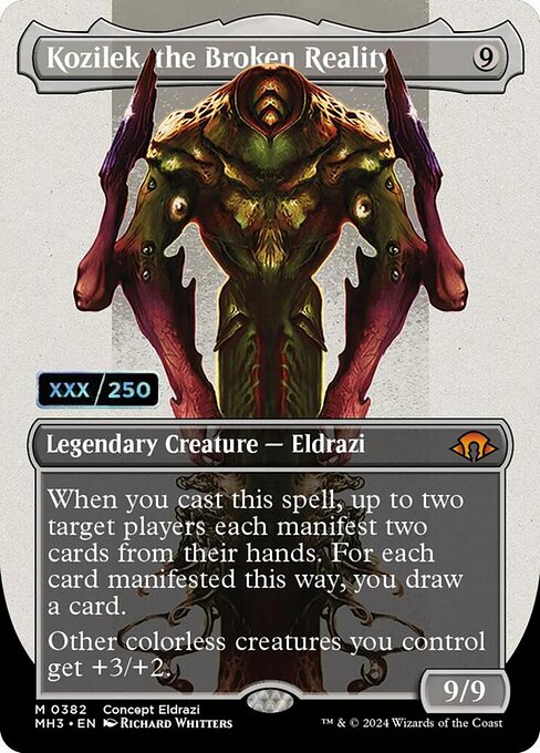 MH3: Kozilek, the Broken Reality (Borderless) (Serial Numbered) (Foil)