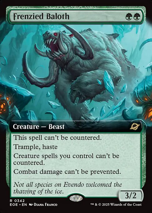 EOE: Frenzied Baloth (Extended Art) (Foil)