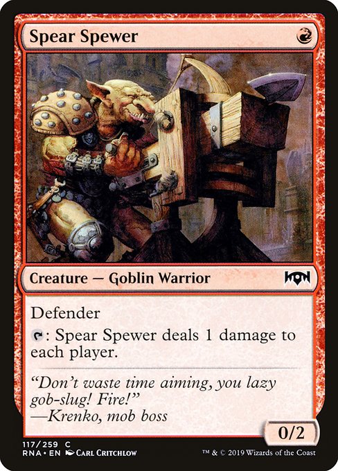 RNA: Spear Spewer