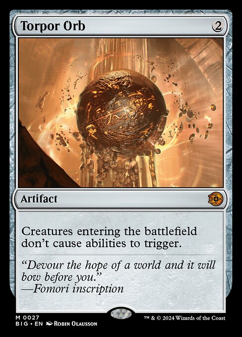 BIG: Torpor Orb