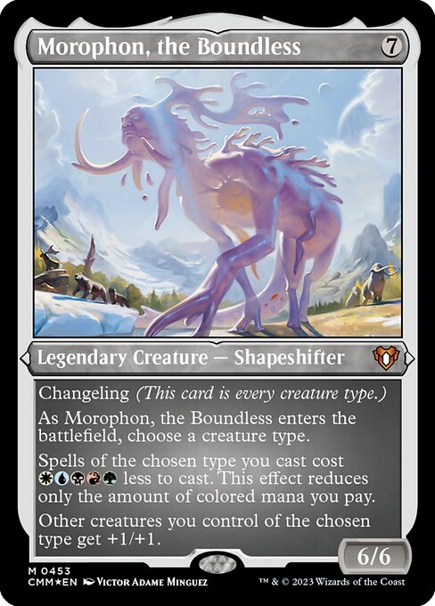CMM: Morophon, the Boundless (Foil Etched)