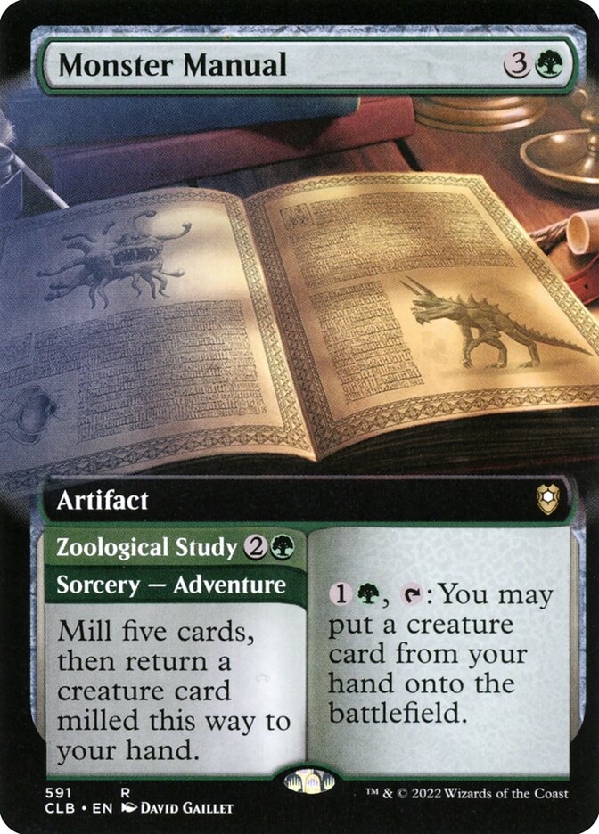 Monster Manual (Extended Art) [Foil] :: CLB