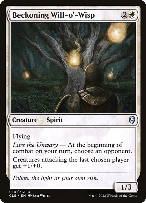 CLB: Beckoning Will-o'-Wisp (Foil)