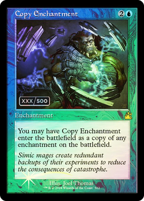 RVR: Copy Enchantment (Retro Frame) (Serial Numbered) (Foil)