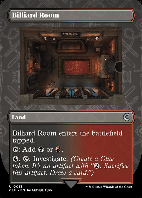 CLU: Billiard Room (Borderless)