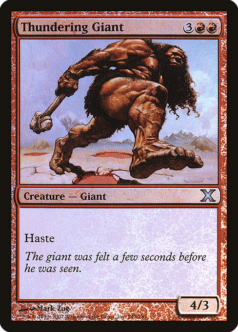 10E: Thundering Giant (Foil)