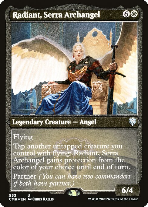 CMR: Radiant, Serra Archangel (Foil Etched)