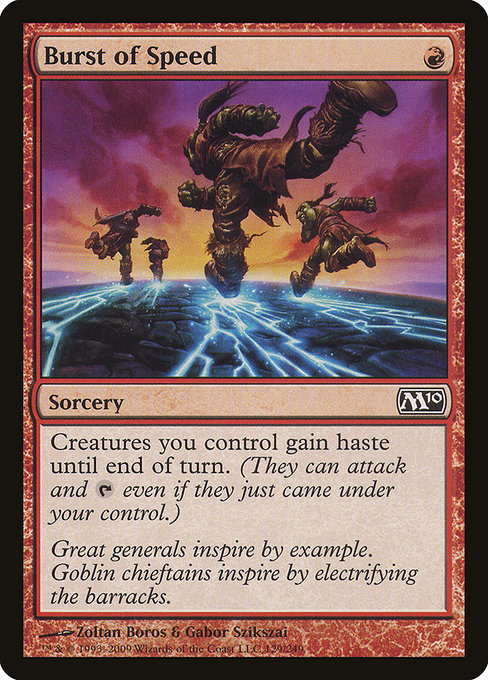 M10: Burst of Speed (Foil)