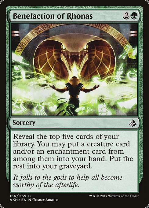 AKH: Benefaction of Rhonas