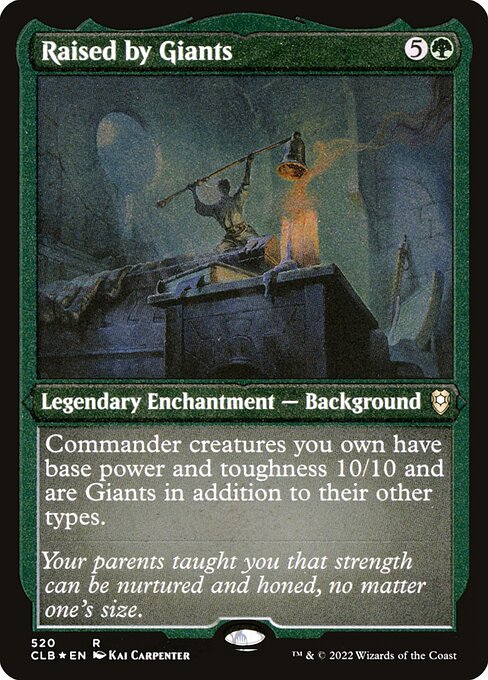 CLB: Raised by Giants (Foil Etched)
