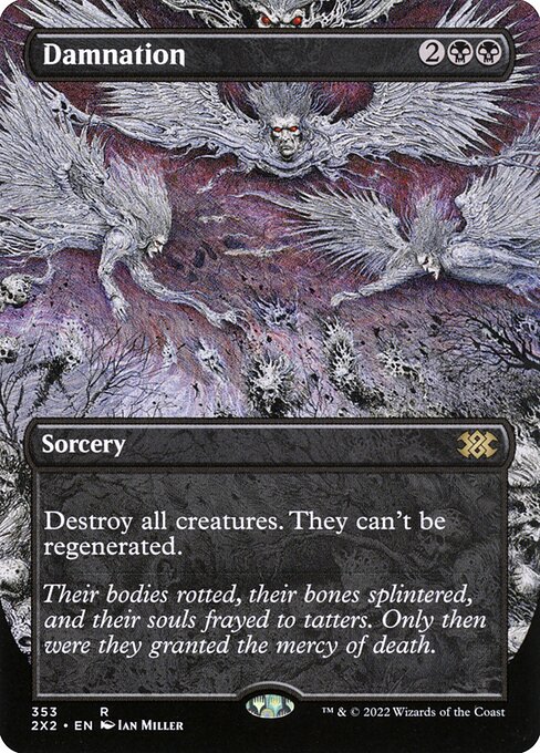 2X2: Damnation (Borderless) (Foil)