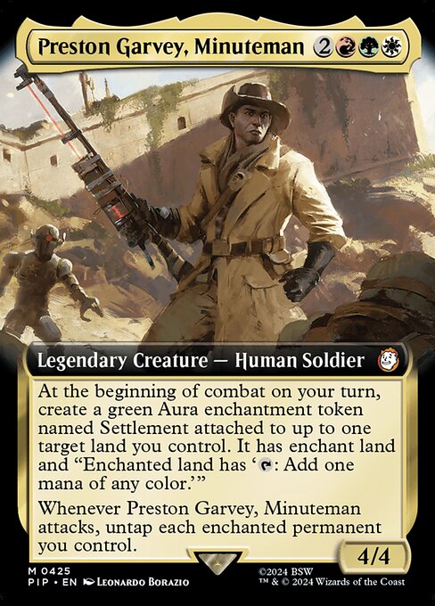 PIP: Preston Garvey, Minuteman (Extended Art) (Foil)