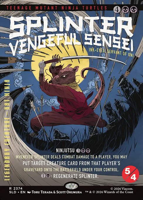 SLD: Splinter, Vengeful Sensei - Ink-Eyes, Servant of Oni